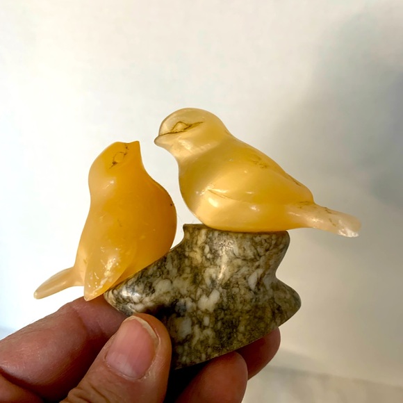 USSR Love Birds Carving / sculpture. - Picture 3 of 6